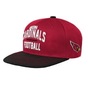 Youth Cardinal/Black Arizona Cardinals Lock Up Snapback Hat - OSFA
