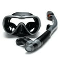 thumbnail image 1 of Ensemble de Plongée Étanche - Lunettes de Natation Antibuée et de Snorkeling avec Tube de Snorkeling Sec pour Plongée en Apnée, Natation, Plongée Gris, 1 of 1