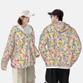 thumbnail image 4 of Balery Watercolor Wildflowers Sudadera ligera de manga larga con capucha y protección solar UPF 50+ para hombre y mujer, ideal para pesca y running-X-Large, 4 of 7