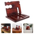 thumbnail image 2 of MasteelfCA Solid Wooden Storage Rack Phone Hold Rack Wallet Holding Rack Watch Holding Rack, 2 of 7