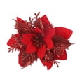 thumbnail image 4 of Matsuzay Flor de Navidad Decoración Artificial Hotel Ventana Adornos Regalos Type5 NO5, 4 of 6