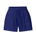 thumbnail image 2 of ABATAB Running Shorts for Women Casual Elastic Waisted Shorts Wide Leg Athletic Gym Summer Shorts with Zipper Pockets, 2 of 7