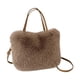 thumbnail image 1 of Bolso de mano Yinane bolso de hombro mullido felpa invierno moda cruzado 32 cm x 13 cm x 38 cm, 1 of 8