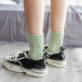 thumbnail image 3 of 5 Pairs Womens Wool Socks Winter Warm Hiking Socks Casual Calf Athletic Socks Gifts, 3 of 4