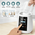 thumbnail image 3 of Baby Bottle Warmer, Fast Heating & Defrosting Breastmilk Warmer with Food Warming and Steam Sterilizer, Precise Temperature Control LCD Touch Scree, 3 of 5
