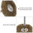 thumbnail image 4 of Unique Bargains 25pcs Meule Abrasive 1 Pouce 120 Grain 1/8' Tige Tampons de Raclage, Jaune, 4 of 5
