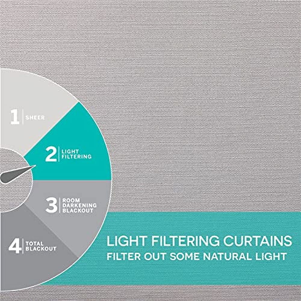 Exclusive Home Curtains Delano Heavyweight Textured Indoor/Outdoor Grommet Top Curtain Panel Pair, 54x120, Silver