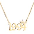 thumbnail image 2 of Neinkie Collier Numéro de l'Année pour Femmes Collier Numéro de l'Année Pendentif d'Anniversaire pour Fille Collier Numéro de Naissance pour Femmes Cadeau, 2 of 8