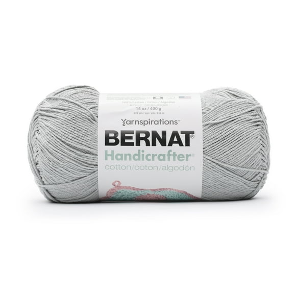 Bernat® Fil Handicrafter®, Coton #4 Moyen, 14oz/400g, 710 Yards Fil polyvalent de taille économique
