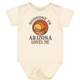 thumbnail image 3 of Inktastic Someone in Arizona Loves Me Boys or Girls Baby Bodysuit, 3 of 5