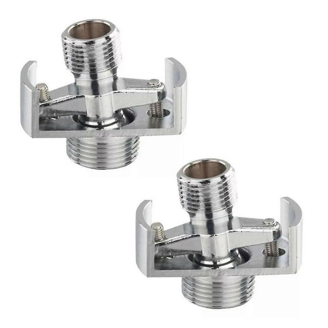 2x Adjusting The Angle Of Intake Pipe Copper Shower Head Angled Curved Foot Eccentric Screw Corner F4871-Yvan