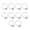 A, variant on 10Pcs Hair Rope Super Elastic Soft Fabric Heart-Shaped Hair Ties Holiday Hair Decorations DIY Hairstyle Accessories