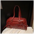 thumbnail image 4 of Bolsa de hombro PU Leather Tote Bolso de arco lindo para mujeres rojo, 4 of 9