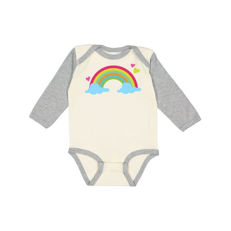 

Inktastic Rainbow Boys or Girls Long Sleeve Baby Bodysuit