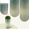 thumbnail image 2 of FIASON 4 Pack Large Plastic 24/21/12/10" H Black and Dark Green Tall Planters,Large Plastic Flower Pots with Drainage Holes & Drip Trays, Glossy Plant Pots for Patio Porch Indoor Outdoor, 2 of 9