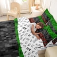 thumbnail image 4 of Erosebridal Miner Game Bedding Comforter Set for Kids Boys, Pixelated Theme Checkered Full Bedding Set, Gamepad Reversible, 7-Piece, 4 of 6