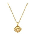 thumbnail image 2 of Collier de Perles Coquillage Creux en zircon Incrusté de Diamants Légers, 2 of 5