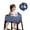 Blue Space, variant on Solfres Dual-Belt High Chair Cover, Baby High Chair Cover, Upgrade Version, for Wooden or Restaurant High Chair, Sturdy and Robust Material, Gray Rainbow