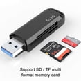 thumbnail image 3 of USB 3.0 card readerSD card readerMicro SD card readerCard reader that can read 2 cards at the same timeSD adapterUSB, 3 of 5