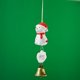 thumbnail image 1 of Campanas de Navidad, campanas de viento de cerámica, colgante, decoración del hogar, artesanía, coche, colgantes, 1 of 4