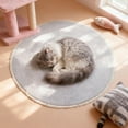 thumbnail image 4 of Cat Scratching Rug,Cotton Rope Woven Round Floor Mat for Indoor Cats, Premium Washable & Scratch-Resistant Cat Scratching Pad, Soft Textured Area Rug for Living Room Bedroom Home Decor, 4 of 4