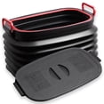 thumbnail image 4 of Baellert Collapsible Bucket Space-Saving Large Capacity 37/60L Collapsible Plastic Boot Organizer for Car Home Fishing, 4 of 8