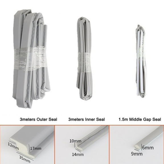 Seal Strip Set for Plastic Steel Sliding for Windows Embedded Sealing strip