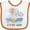 White and Orange, variant on Inktastic I Love My Aunt Elephant Family Boys or Girls Baby Bib