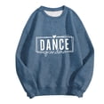 thumbnail image 4 of Arlun Womens Dance Sweatshirts Long Sleeve Crewneck Grandma Letter Print Sweatshirt Dancer Gifts Soft Comfortable Casual Graphic Dance Mom Pullover Tops Navy XXXL, 4 of 4