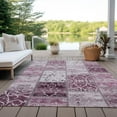 thumbnail image 6 of Addison Rugs Chantille Indoor/Outdoor Transitional Panel Burgundy Washable Rectangle Rug, 2'6" x 3'10", 6 of 6