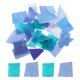 thumbnail image 1 of Juego de 2 azulejos de mosaico de vidrio para manualidades, azulejos de mosaico de vidrio teñido al por mayor para proyectos de arte de bricolaje serie azul, 1 of 5