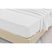 Full Rayon Made From Bamboo Sheet Set - Softer Than Cotton Full Size - Wrinkle Free - 16 Deep Pockets - 4 Piece - 1 Fitted Sheet, 1 Flat, 2 Pillowcases Full White
