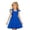 Blue, variant on Girls' Printed Tie Strap Dress for Tweens – Lightweight Summer with Cute Pattern for Girls 3 10 Dress Long Sleeve 5-6 Years