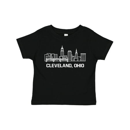 

Inktastic Cleveland Ohio Skyline Gift Toddler Boy or Toddler Girl T-Shirt