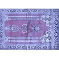 thumbnail image 1 of Ahgly Company Machine Washable Indoor Rectangle Persian Blue Traditional Area Rugs, 2' x 5', 1 of 4