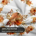 thumbnail image 6 of Fall Harvest Tablecloth, Autumn Pumpkin Tablecloth, Thanksgiving Day Tablecloth Seasonal Dining-Table Cover, 60 inch Round for Home Party Picnic Orange, 6 of 6