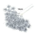 thumbnail image 3 of 6Pcs Fake Flower Realistic No Withering Flower Arrangement Artificial Pine Flower Straw Hat Decor Wedding Supplies-Golden, 3 of 6