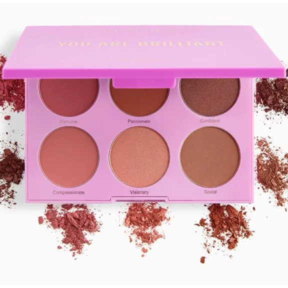 Real Her RealHer You Are Brilliant Pro Blush Palette 6 Shades