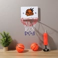 thumbnail image 4 of MasteelfCA 1 Set of Portable Mini Wall-mounted Basketball Toy Indoor Home Basketball Sports Game Toy (1PC Backboard 1PC Inflator 2PCS Balls), 4 of 8