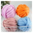 thumbnail image 3 of 250g/ball 2cm Thick Chunky Yarn Cored Cotton Wool Tube Crochet Yarn for DIY Blanket Hand Knitting Giant Yarn, 3 of 7
