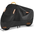 thumbnail image 1 of Funda impermeable para motocicleta, negra, 200 x 90 x 100 cm, 1 of 4