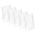 thumbnail image 1 of Uxcell 5Pcs Mini Picture Frames 2.4 x 3.6 inch Rectangle Small Picture Photo Frame Holder, Frosted Clear, 1 of 5