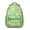 Green, variant on Cute Frog and Flower Print School Backpack – Green Frog Cartoon Pattern with Nature Forest and Plant Motifs