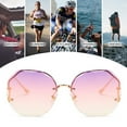 thumbnail image 4 of Gafas de sol degradadas gafas de sol de flores de mariposa gafas de sol de tendencia de moda, hechas de metal, 4 of 5