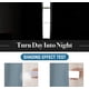 thumbnail image 3 of Cortinas 100% opacas blancas de 84 pulgadas de largo que bloquean la luz completa con revestimiento blanco suave para dormitorio, sala de estar, tratamiento de ventana con aislamiento térmico, juego de 2 panelesRod Pocket-stone Blue52W x 54L, 3 of 5