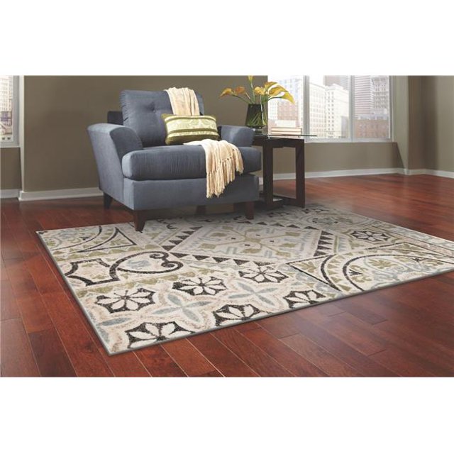 L Baiet RS912S23 Piper Aztec Rug, Green - 2 x 3 ft.