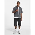thumbnail image 3 of No Boundaries Denim Boxy Fit Shirt with Short Sleeves, Men's XS-4XLT, 3 of 6