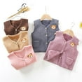 thumbnail image 4 of 0-10T Baby Girl Boy Vest Toddler Sleeveless Waistcoat Gilet Zip Fall Winter Outwear Clothes, 4 of 4