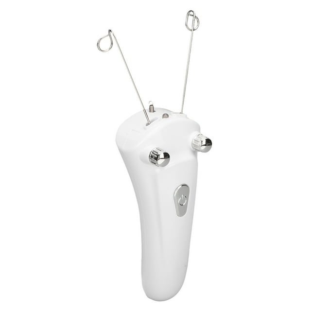 Depiladora De Hilo Facial, Agarre Cómodo, Ergonómico, Luz LED, Depiladora Eléctrica De Hilo De Algodón Para Barbilla