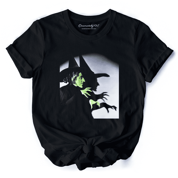 Vintage Wicked Witch of the West Graphic T-Shirt, Wizard of Oz Halloween Tee